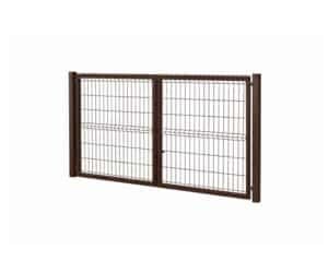 Dviveriai vartai Varstomi vartai 1230 x 4000 1530 x 4000 1730 x 4000 2030 x 4000 RAL8017 ruda