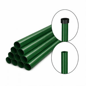 Metalinai vamzdžiai d48 x 2500 Žalias RAL6005